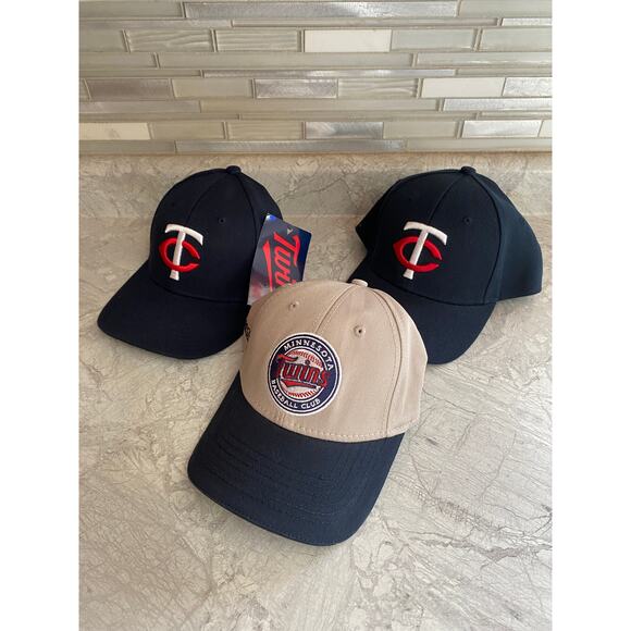 Lot of 3 Minnesota Twins Stadium Giveaway Baseball Hats - Picture 1 of 9